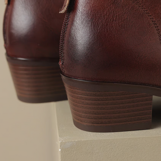 Camille | Les Bottines de Luxe à Talon Bas
