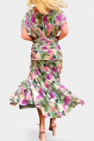 Alizée | Robe florale à grâce aérienne