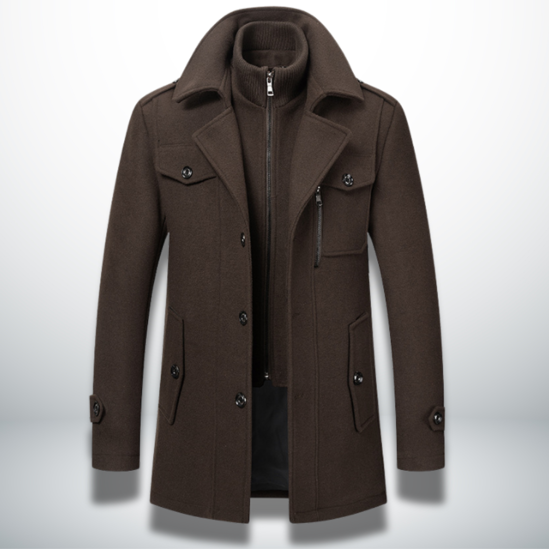 Laurentis | Le Manteau d’Hiver Élégant et Confortable pour Homme