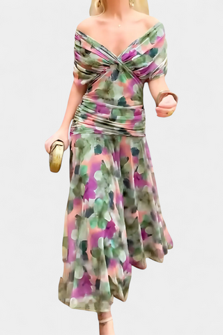 Alizée | Robe florale à grâce aérienne