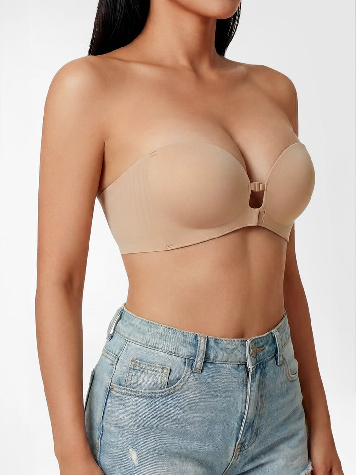 Soutien-gorge sans bretelles | fermeture sur le devant