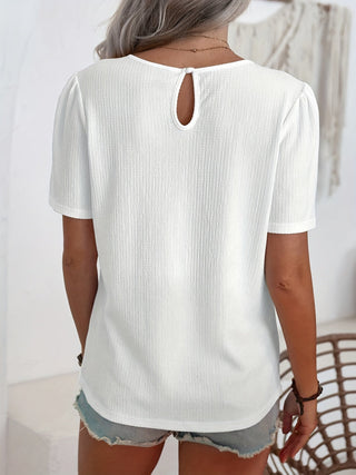 Noémie | T-shirt élégant à texture subtile