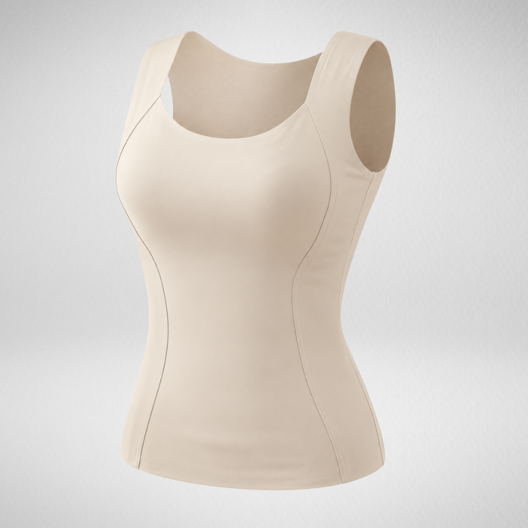 Débardeur sculptant avec soutien-gorge intégré