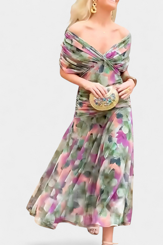 Alizée | Robe florale à grâce aérienne