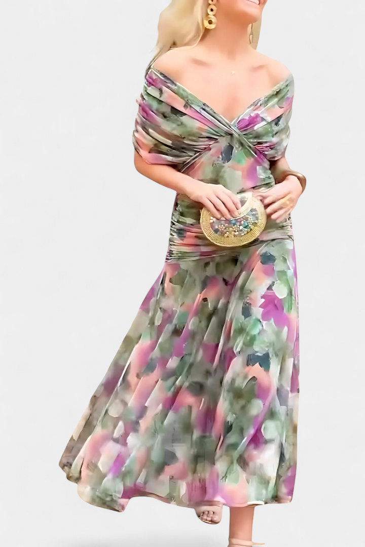Alizée | Robe florale à grâce aérienne