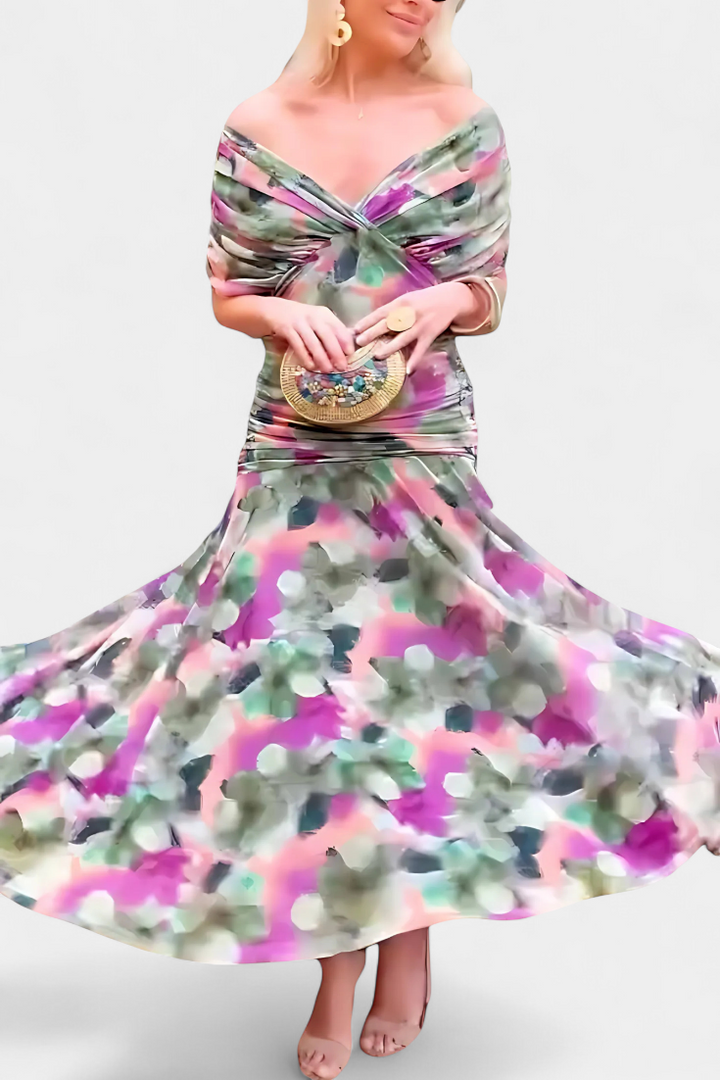 Alizée | Robe florale à grâce aérienne