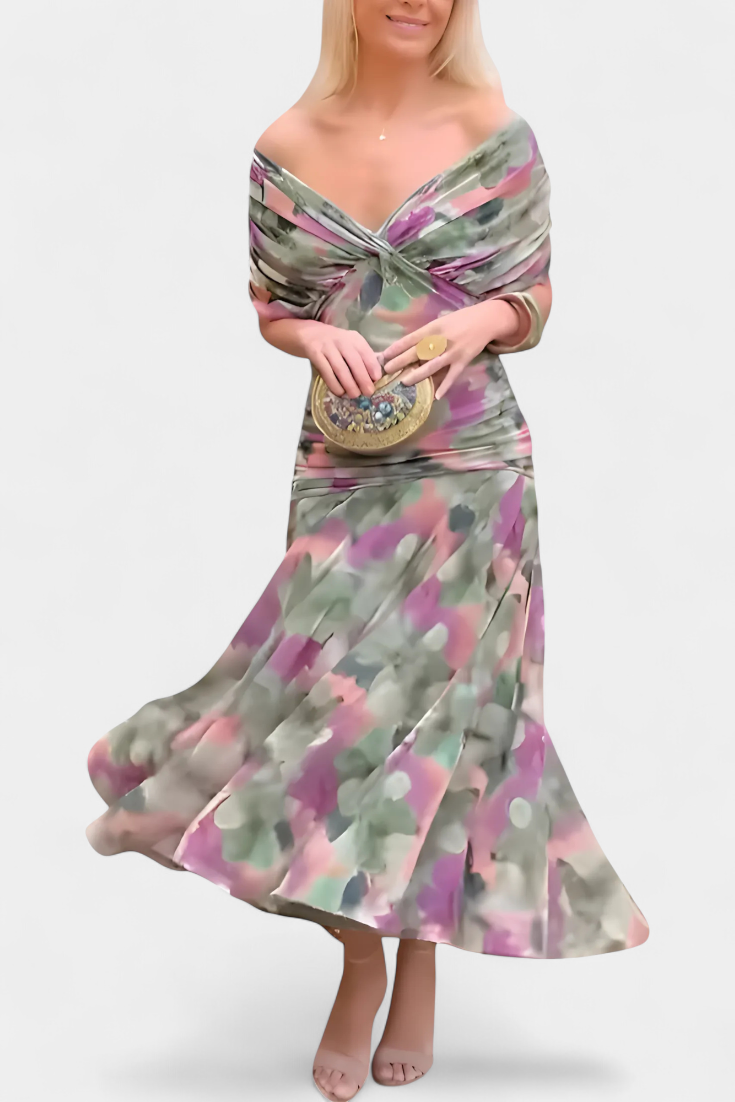 Alizée | Robe florale à grâce aérienne