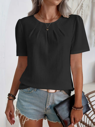 Noémie | T-shirt élégant à texture subtile