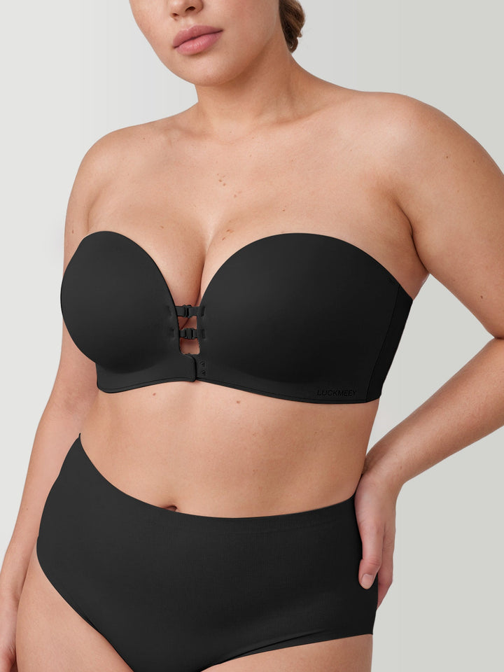 Soutien-gorge sans bretelles | fermeture sur le devant