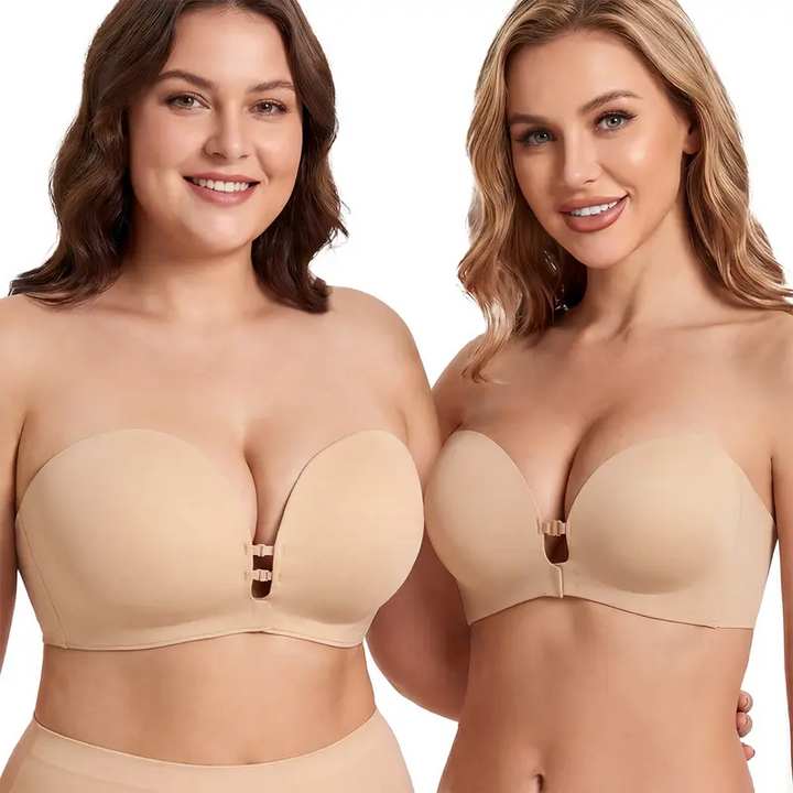 Soutien-gorge sans bretelles | fermeture sur le devant