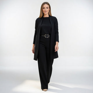 Éloria | Ensemble noir élégant structuré moderne