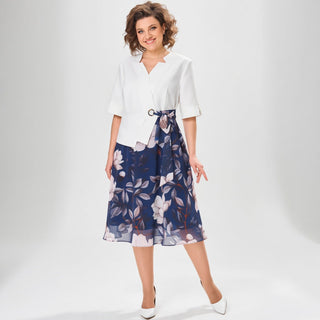 Mélusine | Ensemble jupe florale élégance romantique