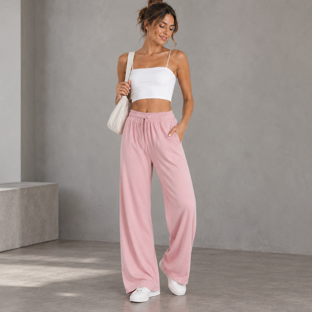 Marie | Pantalon fluide taille confortable