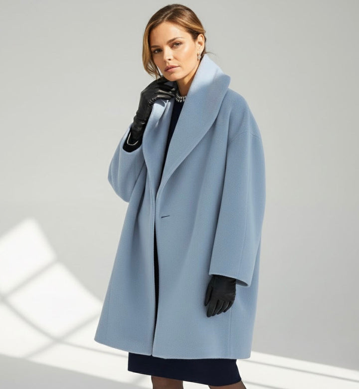 Élyane | Manteau cocon chic, chaleur douce &amp; élégance naturelle