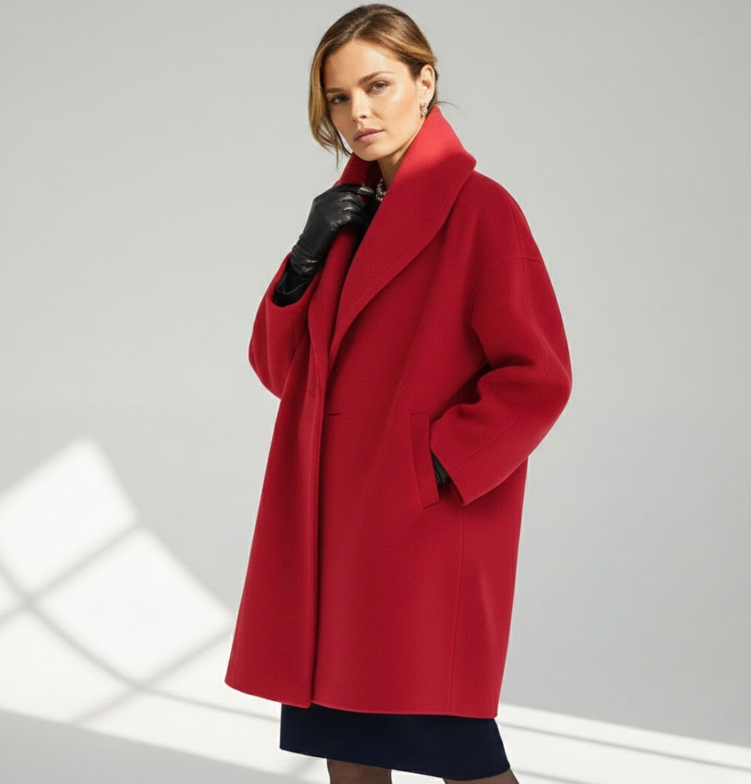 Élyane | Manteau cocon chic, chaleur douce &amp; élégance naturelle