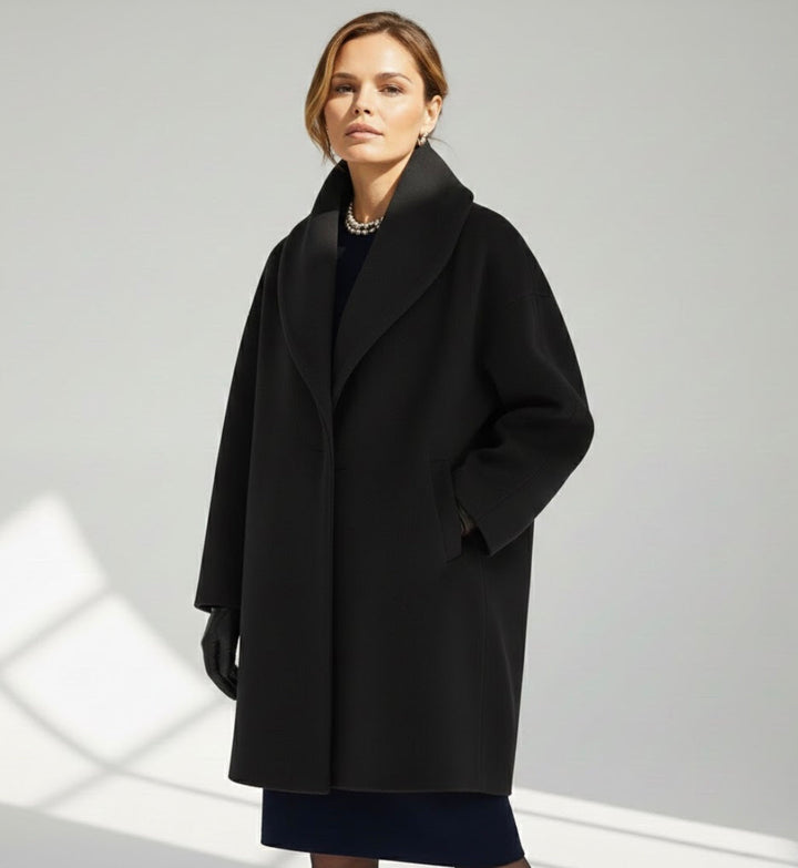 Élyane | Manteau cocon chic, chaleur douce &amp; élégance naturelle