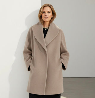 Élyane | Manteau cocon chic, chaleur douce &amp; élégance naturelle
