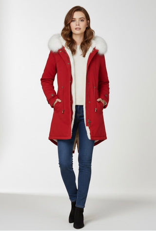 Giulia d’Hiver | Manteau chaud à capuche élégante