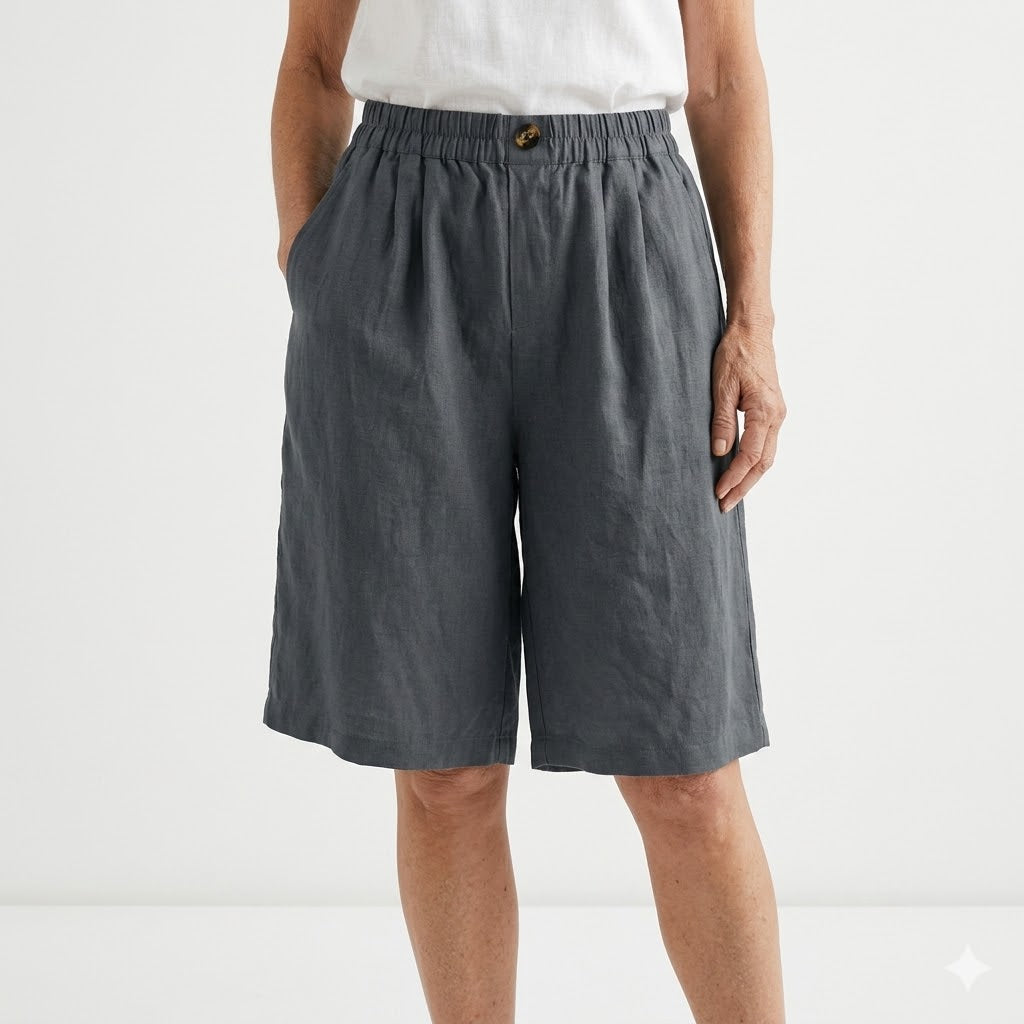 Wandeline | Short large taille élastique confort estival naturel