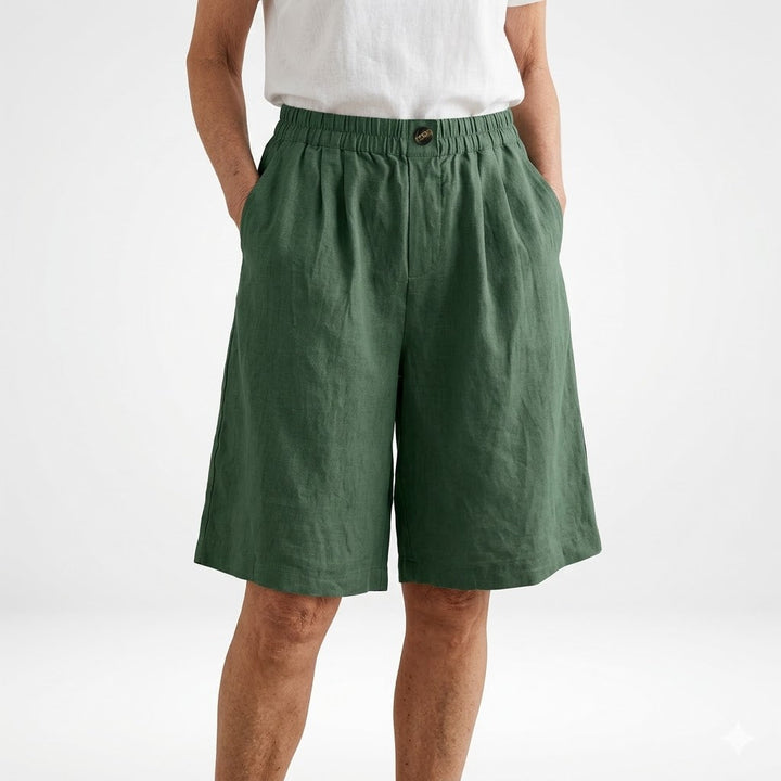 Wandeline | Short large taille élastique confort estival naturel