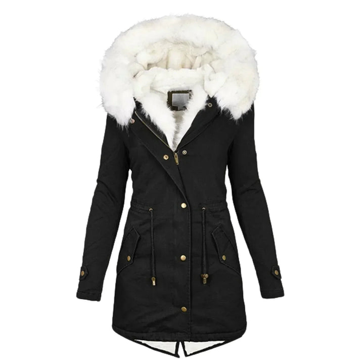 Giulia d’Hiver | Manteau chaud à capuche élégante