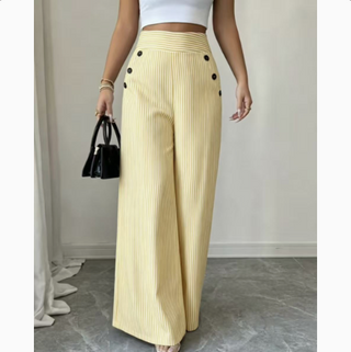 Ondine | Pantalon large à rayures classiques