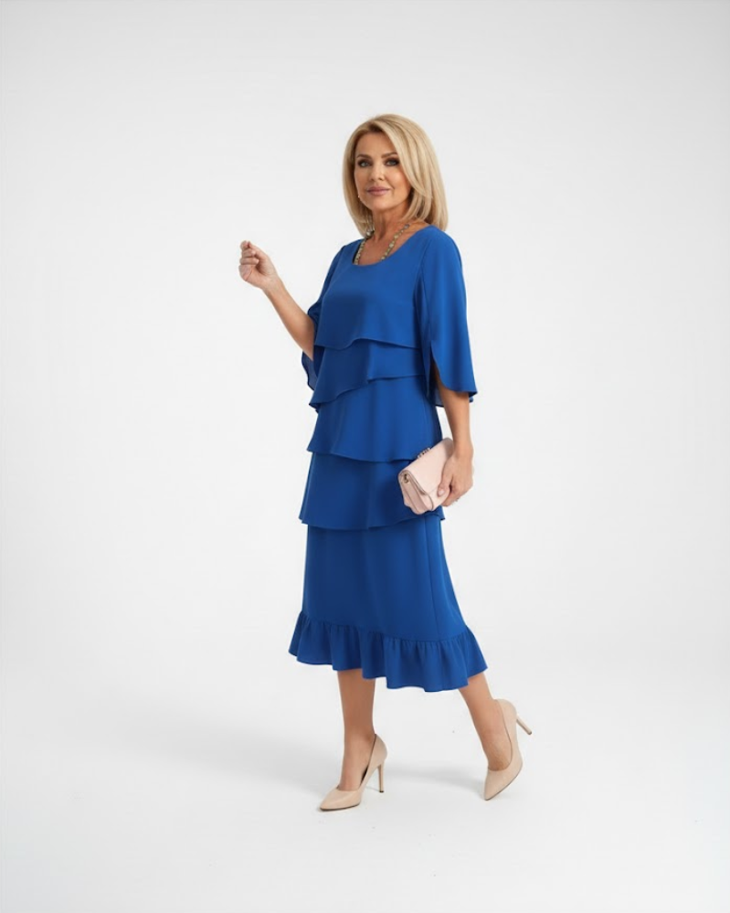 Marguerite | Robe midi élégante féminine confortable