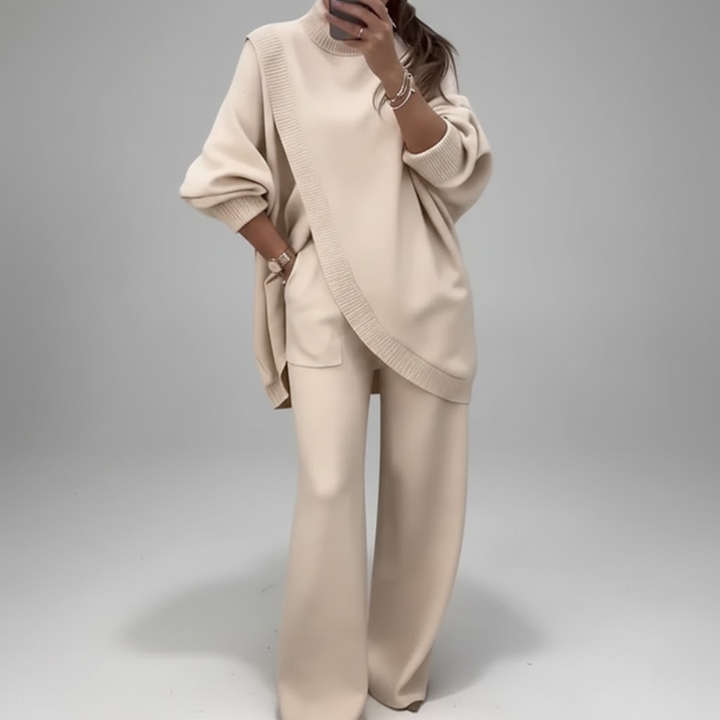 Bernadette | Ensemble tricoté doux et confortable pour moments de détente
