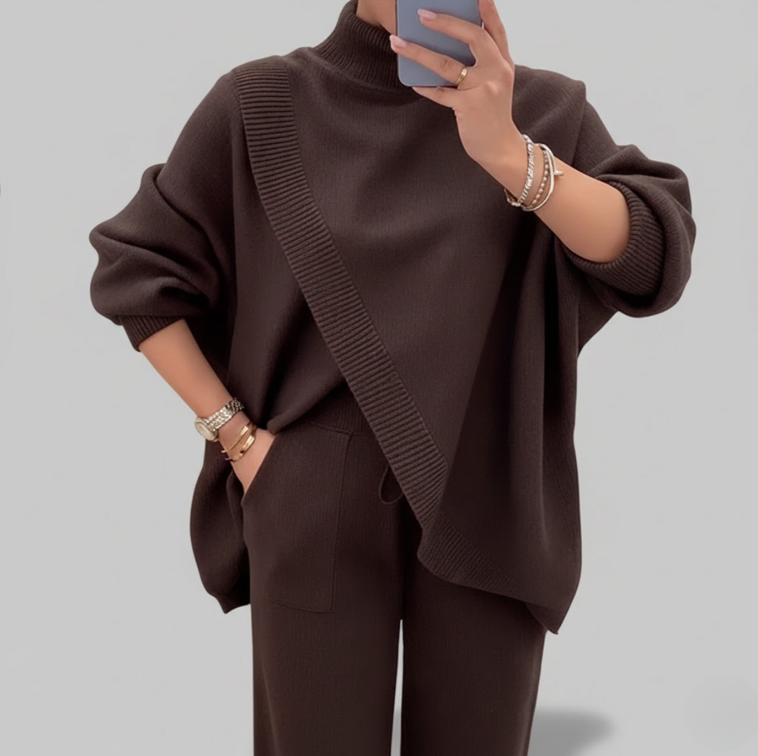 Bernadette | Ensemble tricoté doux et confortable pour moments de détente