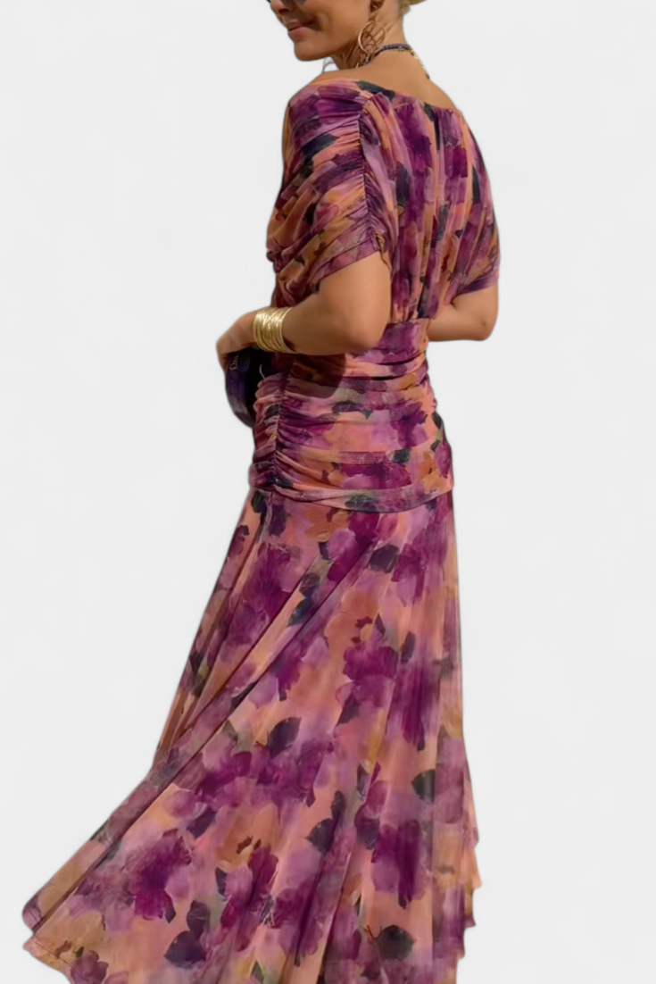 Alizée | Robe florale à grâce aérienne