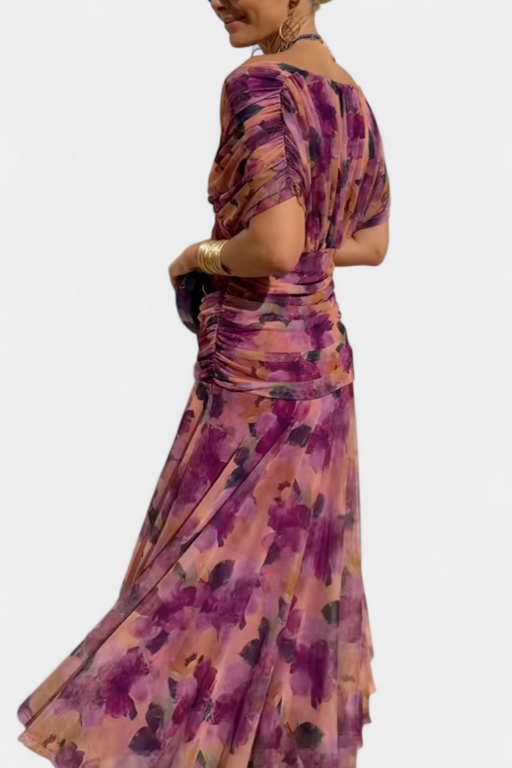 Alizée | Robe florale à grâce aérienne