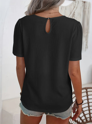 Noémie | T-shirt élégant à texture subtile
