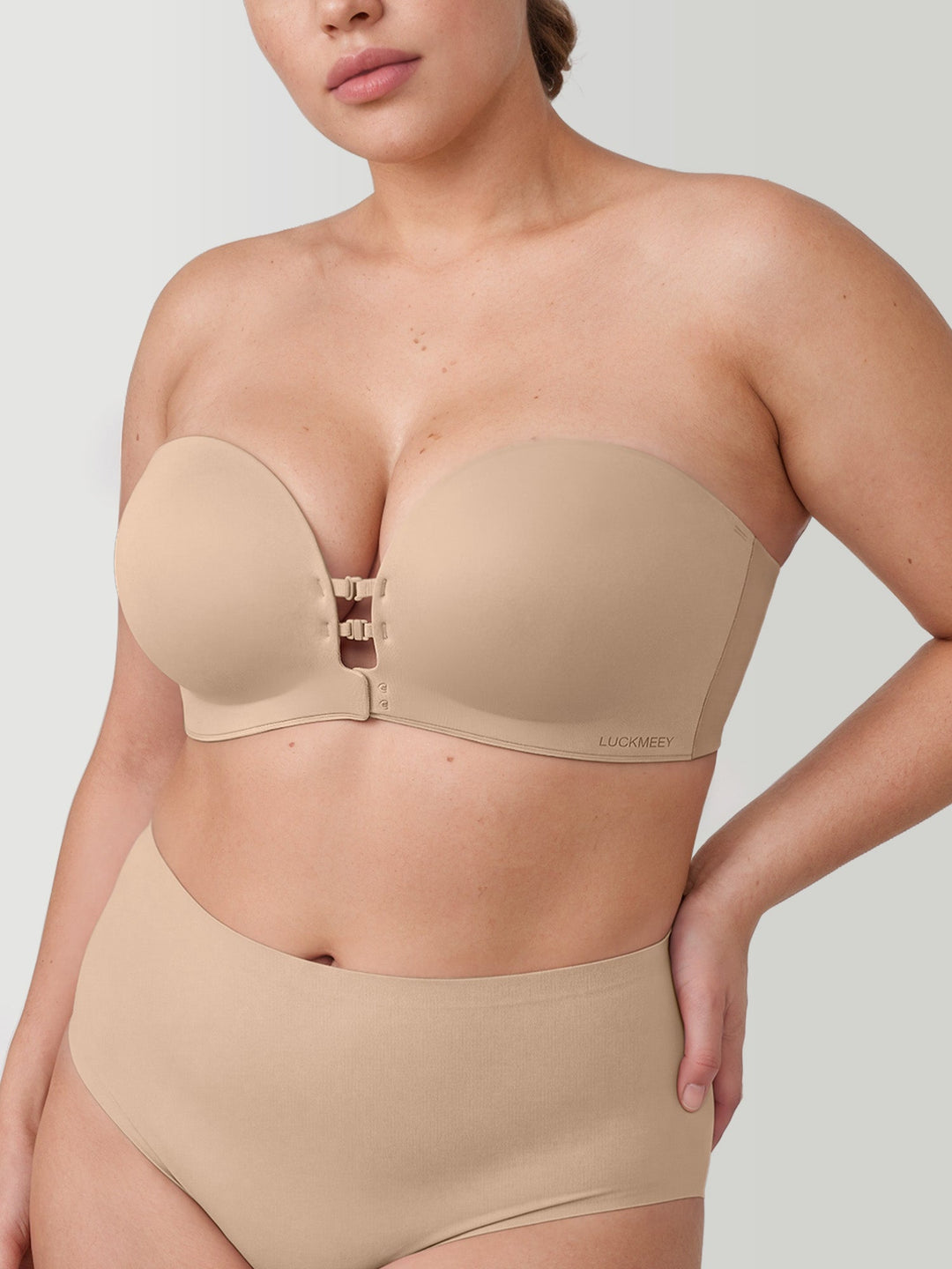 Soutien-gorge sans bretelles | fermeture sur le devant