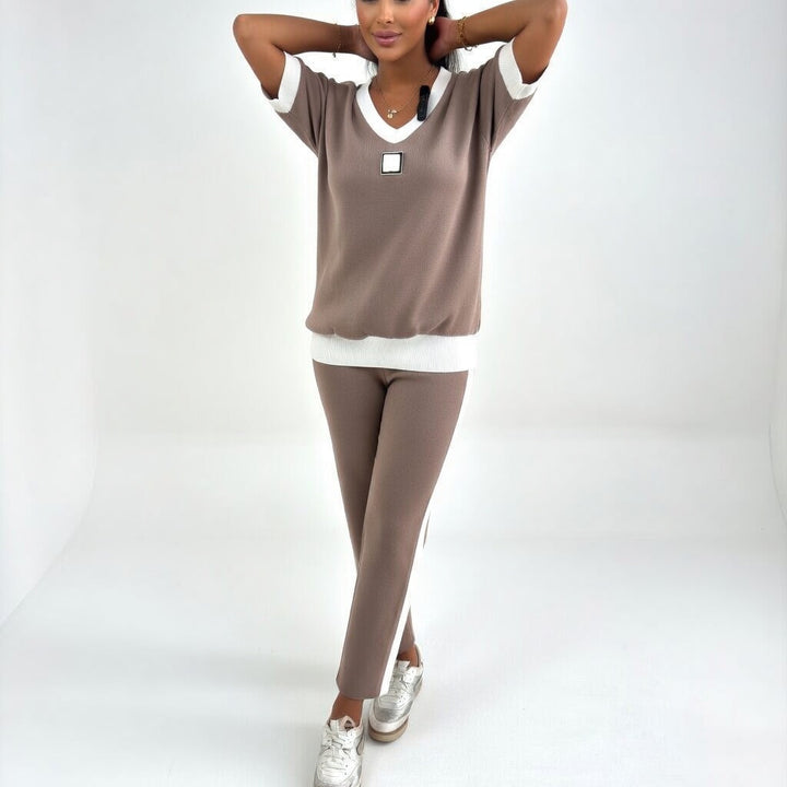 Célestine | Ensemble contrasté moderne élégant confortable