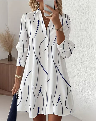 Claudine | Robe chemise élégante et fluide