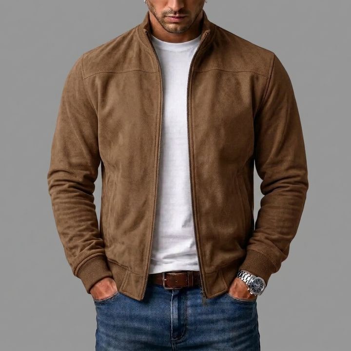 Varel | Veste bomber en daim
