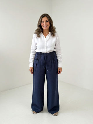 Zofia | Pantalon large en coton léger