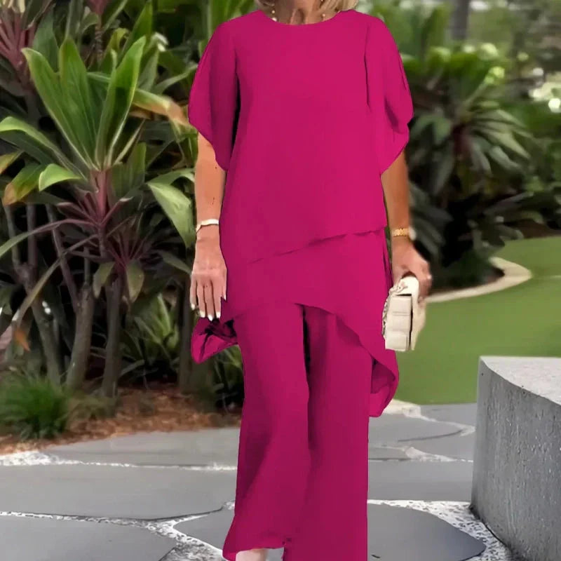 Ensemble deux pièces fuchsia