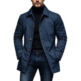 Trench Imperméable pour Homme de Longueur Moyenne