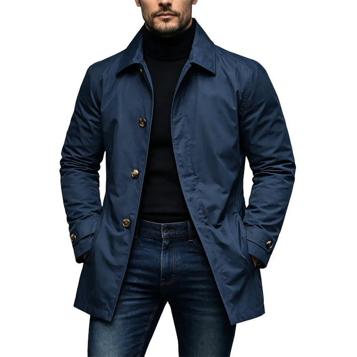 Trench Imperméable pour Homme de Longueur Moyenne