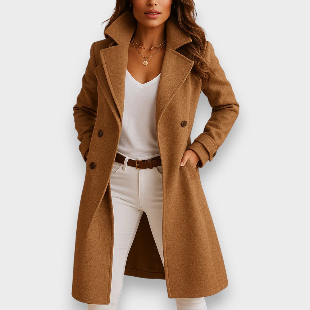 Nora Élise | Manteau élégant à la coupe féminine